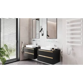 Excellent Rima 2.0 umywalka nablatowa 50x40 cm prostokątna z otworem na baterię, biały połysk CEEX.4901.500.WH