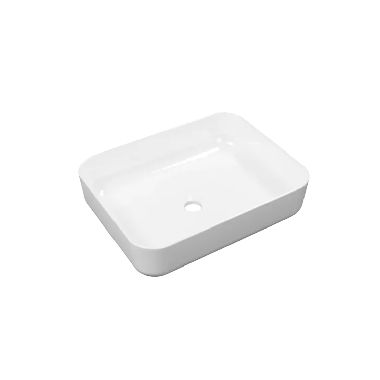 Excellent Cori 2.0 umywalka nablatowa 50x38 cm prostokątna, biały połysk CEEX.6901.500.WH