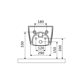 Excellent Quadra bidet wiszący biały połysk CESD.BDSQD