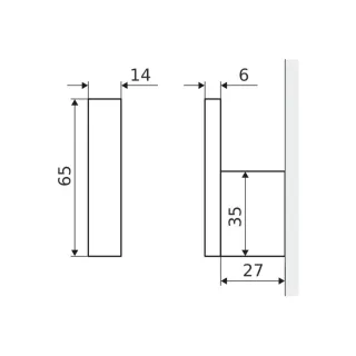 Excellent Riko haczyk pojedynczy, chrom DOEX.1601CR