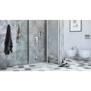 Excellent Riko stojak na papier ze szczotką, chrom DOEX.1650CR