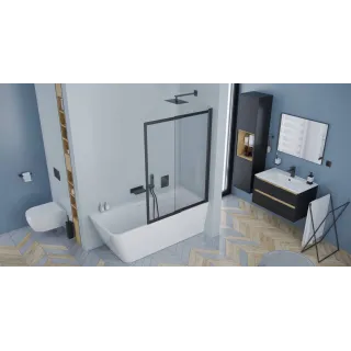 Excellent Kros wieszak wolnostojący na ręczniki, czarny mat DOEX.1800BL