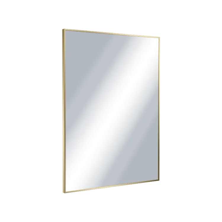Excellent Kuadro lustro łazienkowe 80x60 cm prostokątne, złoty szczotkowany DOEX.KU080.060.GB