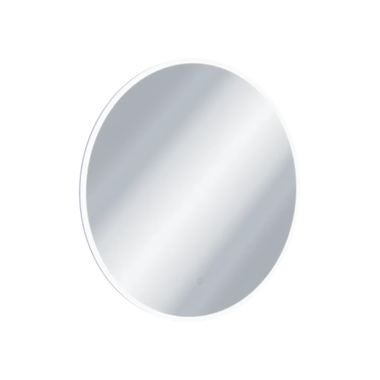 Excellent Lumiro lustro łazienkowe 80 cm okrągłe oświetlenie LED mata grzewcza, rama akrylowa DOEX.LU080.AC