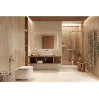 Excellent Lumiro lustro łazienkowe 100x70 cm prostokątne, oświetlenie LED mata grzewcza, rama akrylowa DOEX.LU100.070.AC