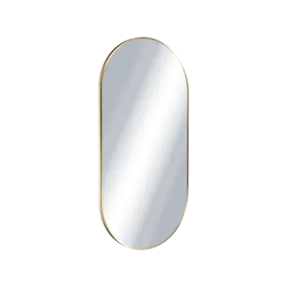 Excellent Revia lustro łazienkowe 100x50cm owalne, złoty...