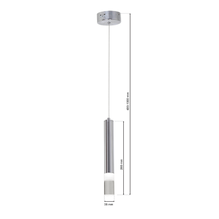 LAMPA WISZĄCA ICE 5W LED ML321