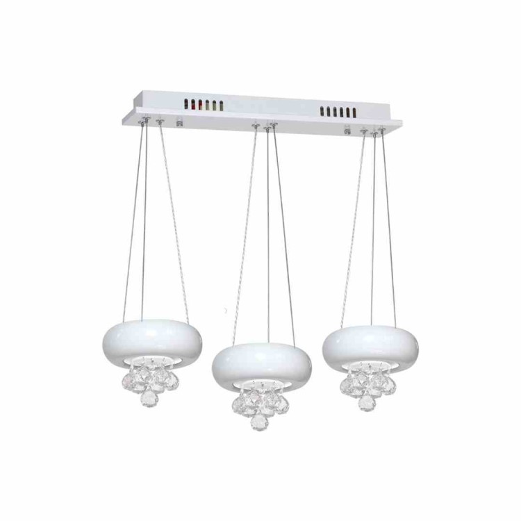 LAMPA WISZĄCA LUX BIANCO 3X6W LED ML862