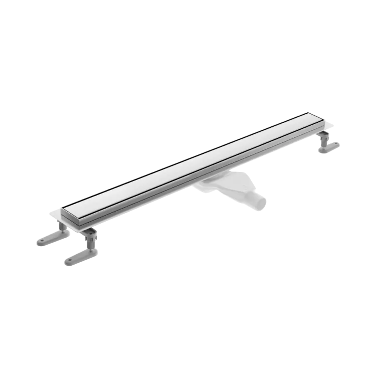 Excellent Stilio odpływ liniowy 60 cm z kołnierzem ruszt dekoracyjny, stal nierdzewna polerowana INEX.1515.600.R.SNP