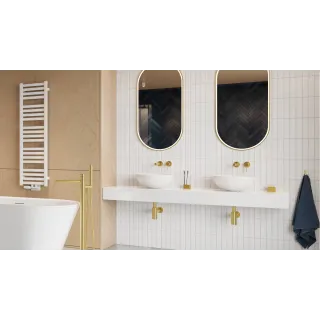 Excellent D54 syfon umywalkowy, stal nierdzewna złoty szczotkowany INEX.2018GB