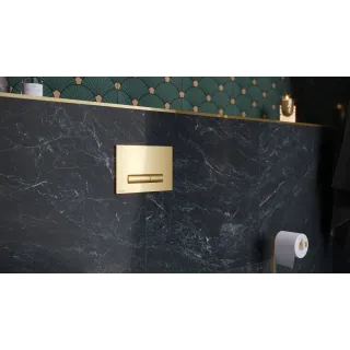 Excellent Aurro Fresh przycisk spłukujący do stelaża podtynkowego WC Shiro Premium, złoty połysk INEX.AF230.150.GL