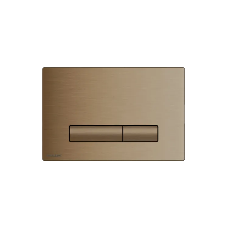 Excellent Aurro przycisk spłukujący do stelaża podtynkowego WC Shiro 2.0, miedziany szczotkowany INEX.AU230.150.CB