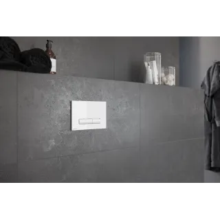 Excellent Aurro przycisk spłukujący do stelaża podtynkowego WC Shiro 2.0, biały połysk INEX.AU230.150.WH