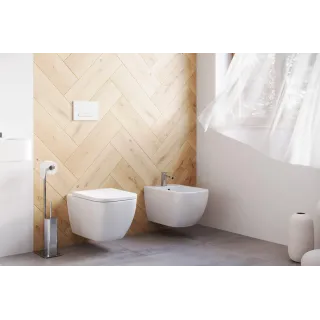 Excellent Aurro przycisk spłukujący do stelaża podtynkowego WC Shiro 2.0, biały połysk INEX.AU230.150.WH