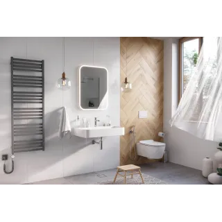 Excellent Aurro przycisk spłukujący do stelaża podtynkowego WC Shiro 2.0, biały połysk INEX.AU230.150.WH