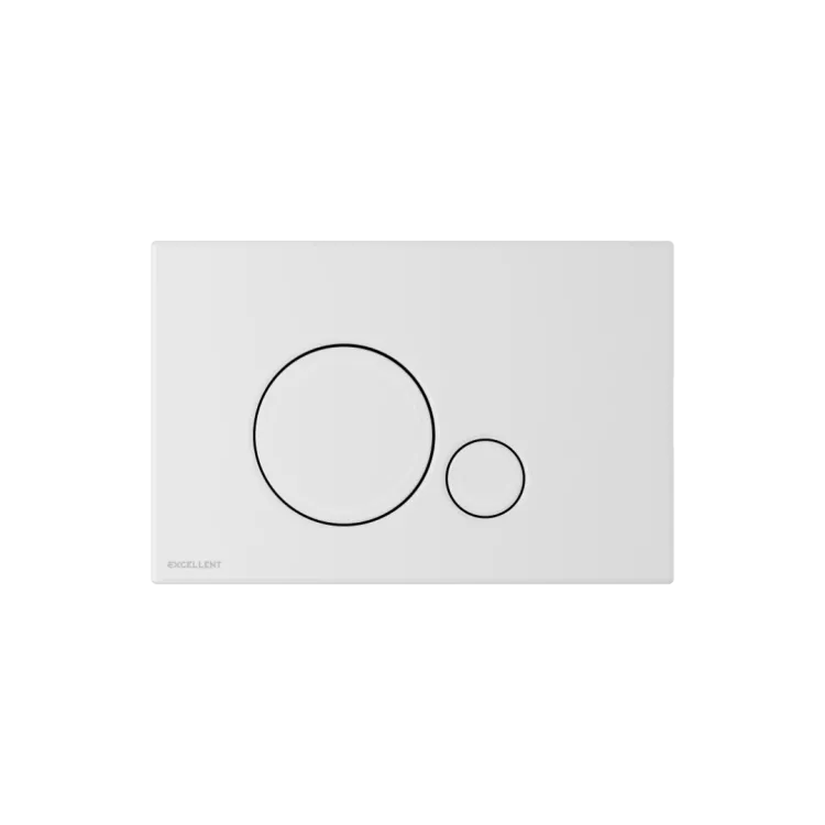 Excellent Ringo przycisk spłukujący do stelaża podtynkowego WC Shiro 2.0, biały połysk INEX.RI230.150.WH