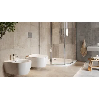 Excellent Ringo przycisk spłukujący do stelaża podtynkowego WC Shiro 2.0, chrom INEX.RI230.150.CR