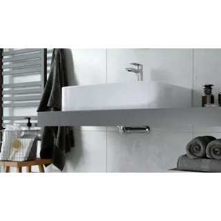 Excellent Syfon umywalkowo-bidetowy niski z rurą sztywną, chrom INPU.8075537P.CR