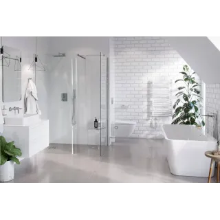 Excellent Vidoq łącznik wsporników ścianek kabiny walk-in, chrom KAEX.1508.CON.CR