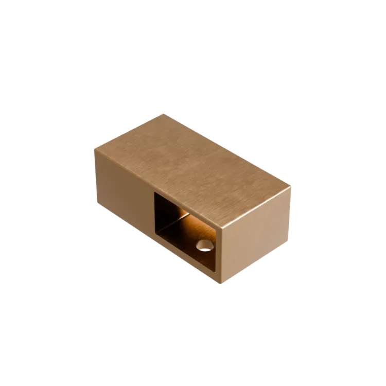 Excellent Vidoq łącznik wsporników ścianek kabiny walk-in, miedziany szczotkowany KAEX.1508.CON.CB