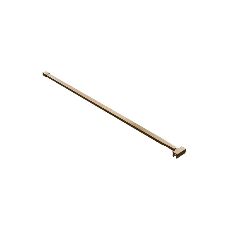 Excellent Vidoq wspornik kabiny walk-in 120 cm do docięcia, miedziany szczotkowany KAEX.1599.1200.CB