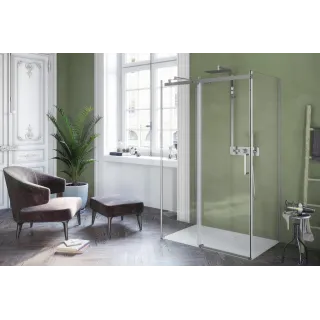 Excellent Rols ścianka prysznicowa boczna 2, 100cm powłoka Clean Control, chrom KAEX.2626.1000.LP