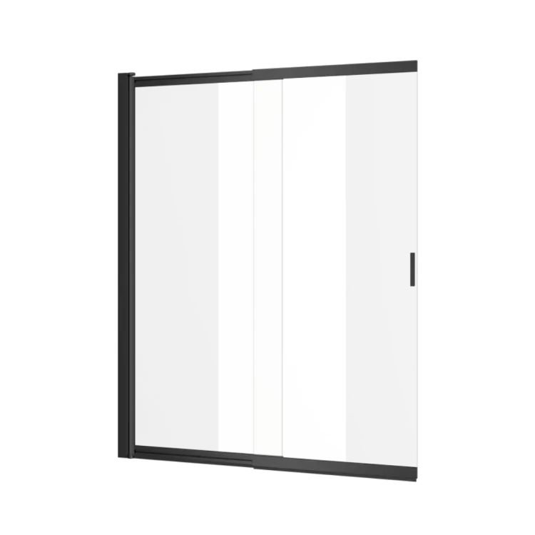 Excellent Liner parawan nawannowy 110x140 cm rozsuwany 2-częściowy lewy / prawy, czarny mat KAEX.2930.1100.LP