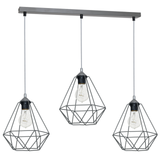 Lampa wisząca BASKET GRAY 3xE27 MLP7217