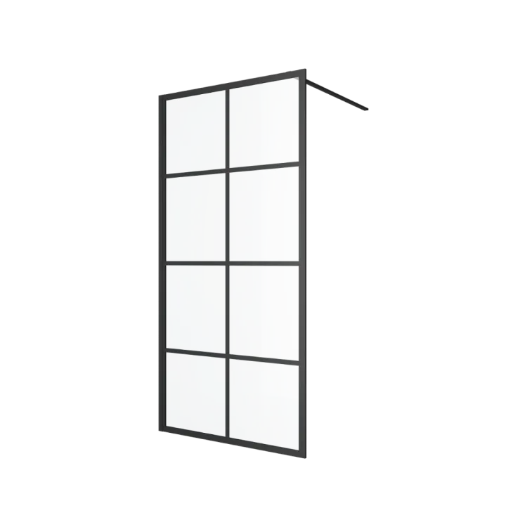 Excellent Fabrika walk-in ścianka prysznicowa 100x200 cm, czarny mat KAEX.4006.1000.LP