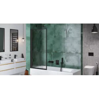 Excellent Fabrika parawan nawannowy 73x145 cm 1-częściowy lewy / prawy, czarny mat KAEX.4030.730.LP