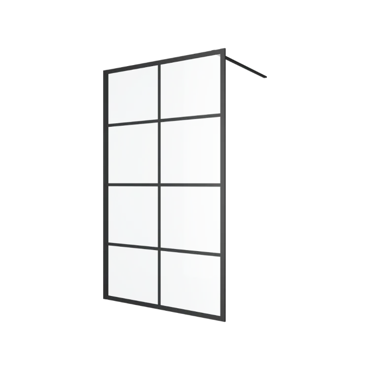 Excellent Fabrika walk-in ścianka prysznicowa 120x200 cm, czarny mat KAEX.4006.1200.LP