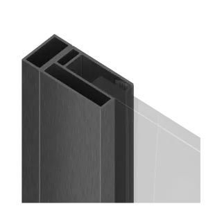 Excellent Ortigo profil poszerzający kabiny, 10mm, grafit...