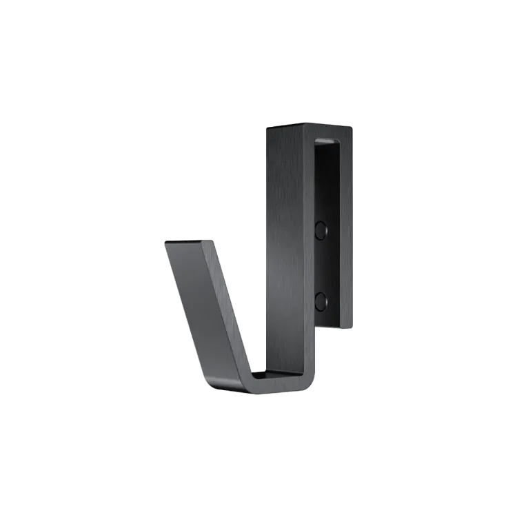 Excellent Haczyk do mocowania na szybie o grubości 6-10 mm, grafit szczotkowany KAEX.5095.AB