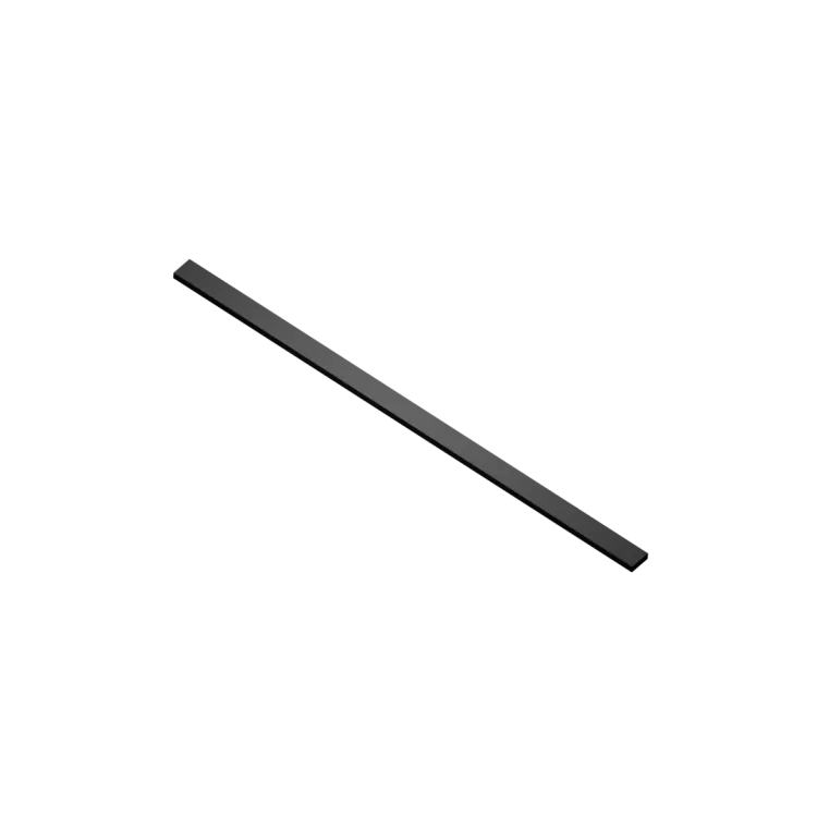 Excellent Ortigo wspornik kabiny 120 cm do docięcia, czarny mat KAEX.5099.BL