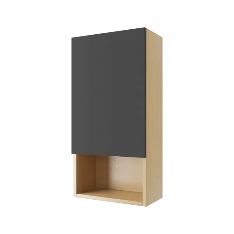 Excellent Tuto szafka wisząca wnękowa z frontem lewa 40x80 cm, dąb/szary MLEX.0105.400.BLGR