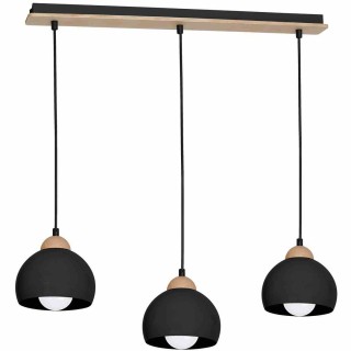 Lampa wisząca DAMA BLACK 3xE27 MLP6550