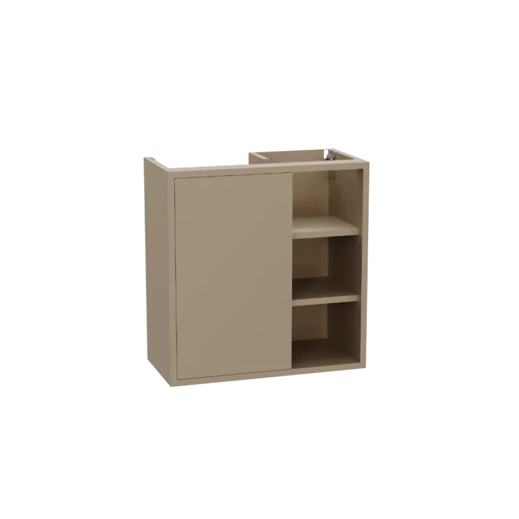 Excellent Ness szafka wisząca 57 cm podumywalkowa lakierowana, cappucino mat MLEX.8201.600.CA