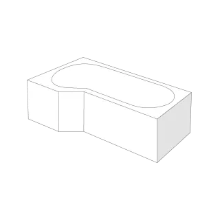Excellent Izi System obudowa do wanny Be Spot boczna...