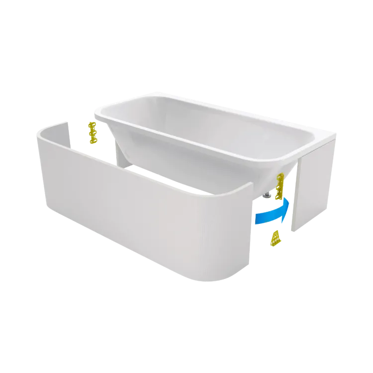 Excellent Flex obudowa do zabudowy wanny Arana płytkami OBEX.ARA.18WH