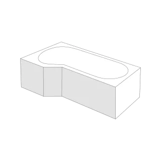 Excellent Izi System obudowa do wanny Be Spot czołowa...
