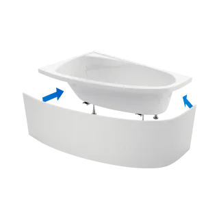 Excellent Flex obudowa do zabudowy wanny narożnej...