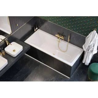 Excellent Flex obudowa do zabudowy wanny płytkami , boczna 90x60 cm OBEX.P.90X60WH