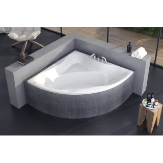 Excellent Flex obudowa do zabudowy wanny narożnej płytkami OBEX.N.250WH