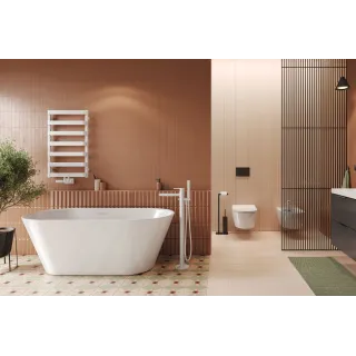 Excellent Holi 2.0 wanna owalna 160x76 cm wolnostojąca, biały połysk WAEX.HOL2.16WH