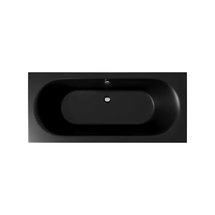 Excellent Oceana Slim wanna prostokątna 180X80 cm czarny mat WAEX.OCE18BLMS
