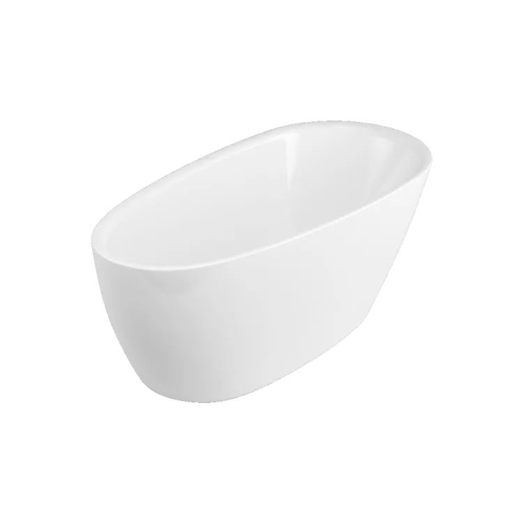 Excellent Olia 2.0 wanna owalna 150x73 cm wolnostojąca, biały połysk WAEX.OLI2.15WH