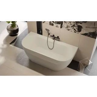 Excellent Oceana 2.0 Wanna wolnostojąca przyścienna, 165x75, biały połysk WAEX.OCE2.165WP.WH