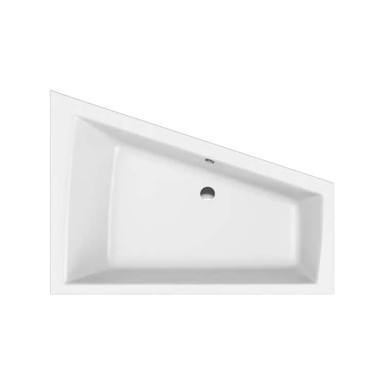 Excellent Wanna Sfera Maxi Slim narożna 180x130 cm prawa biały połysk WAEX.SMP18WHS