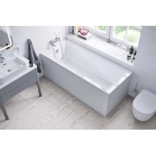 Excellent Wave wanna prostokątna 170x75 cm biały połysk WAEX.WAV170.75WH