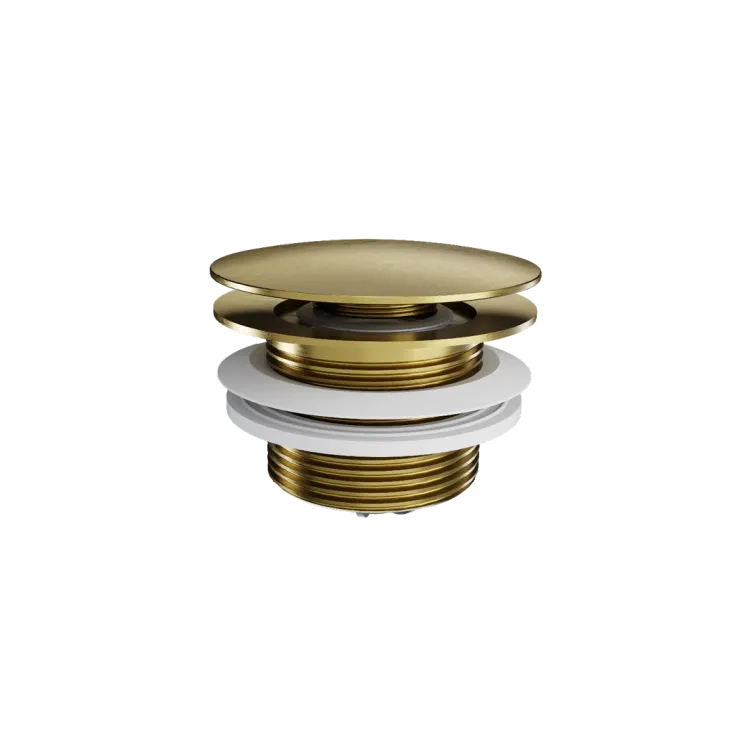 Excellent Korek klik-klak do wanien wolnostojących czyszczony od góry, złoty szczotkowany ARIN.3485.01GB